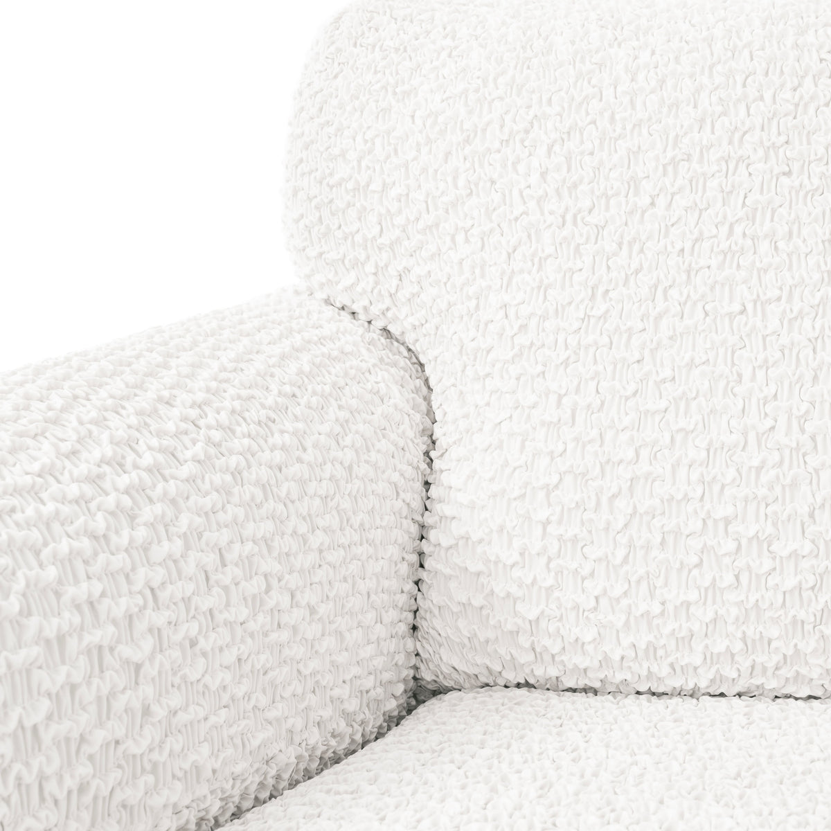 Loveseat 2 Seater Slipcover, Embrace Collection – Crisp White, detail view | Crisp White