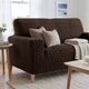 Loveseat 2 Seater Slipcover, Embrace Collection – Dark Brown, interior view 1 | Dark Brown
