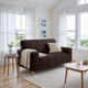 Loveseat 2 Seater Slipcover, Embrace Collection – Dark Brown, interior view 2 | Dark Brown