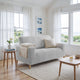 Loveseat 2 Seater Slipcover, Embrace Collection – Light Grey, interior view 2 | Light Grey