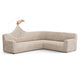 Corner Sofa Slipcover, Comfort Collection – Macadamia, product view | Macadamia