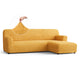 L-Shaped Sofa Slipcover (Right Chaise), Comfort Collection – Mango, front view | Mango