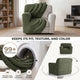 Armchair Slipcover, Comfort Collection – Moss Green, color swatch | Moss Green