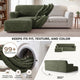 L-Shaped Sofa Slipcover (Left Chaise), Comfort Collection – Moss Green, color swatch | Moss Green