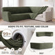 Corner Sofa Slipcover, Comfort Collection – Moss Green, color swatch | Moss Green