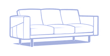 NORSBORG 3 SEATER SOFA COVER