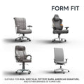 Cream Office / Gaming Chair Slipcover, Microfibra Collection