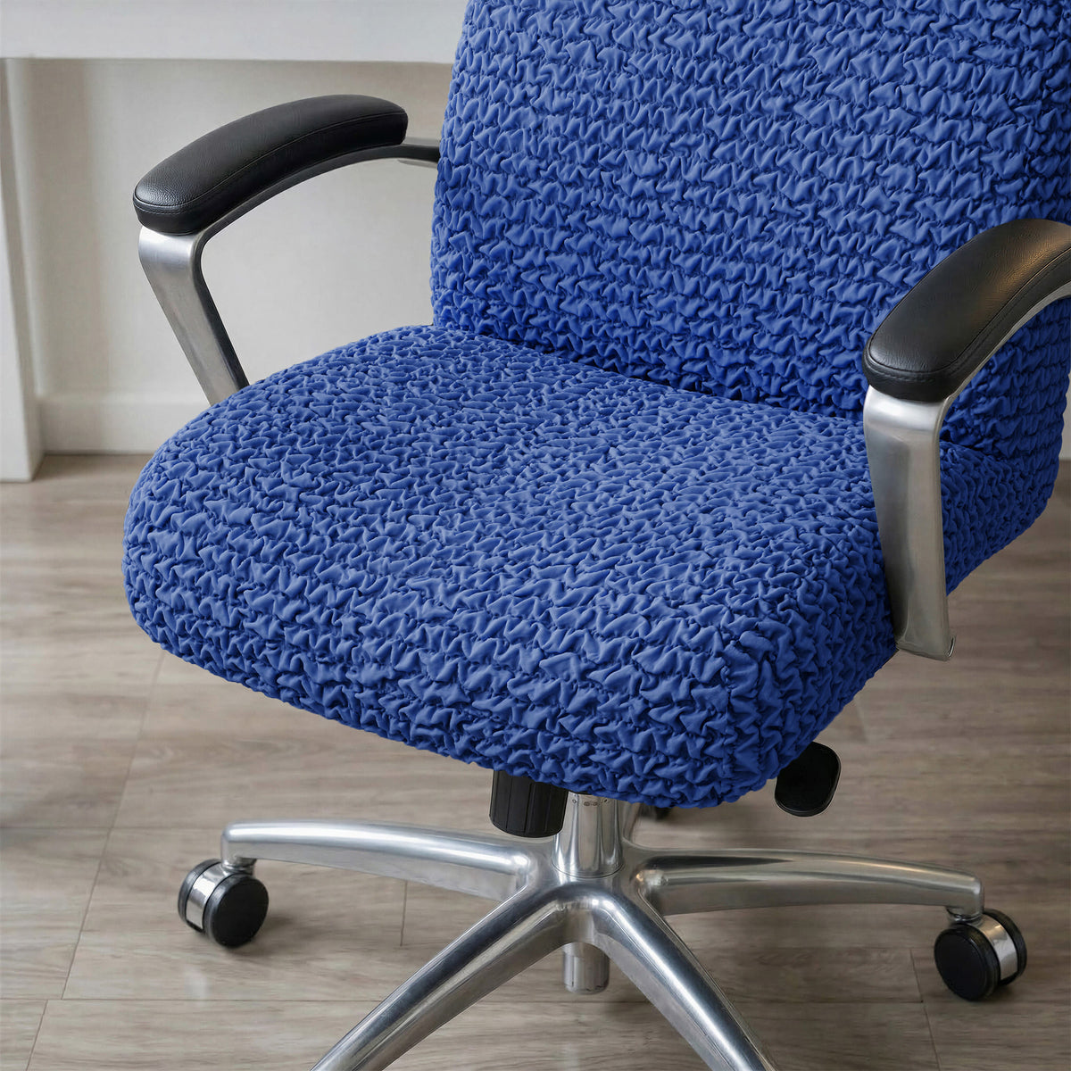 Office Chair Slipcover, Comfort Collection – Cobalt Blue, interior view 4 | Cobalt Blue