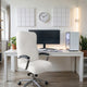 Office Chair Slipcover, Comfort Collection – Crisp White, interior view 1 | Crisp White