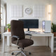 Office Chair Slipcover, Comfort Collection – Dark Brown, interior view 1 | Dark Brown