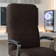 Office Chair Slipcover, Comfort Collection – Dark Brown, interior view 2 | Dark Brown