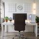 Office Chair Slipcover, Comfort Collection – Dark Brown, interior view 3 | Dark Brown