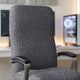 Office Chair Slipcover, Comfort Collection – Dark Grey, interior view 2 | Dark Grey