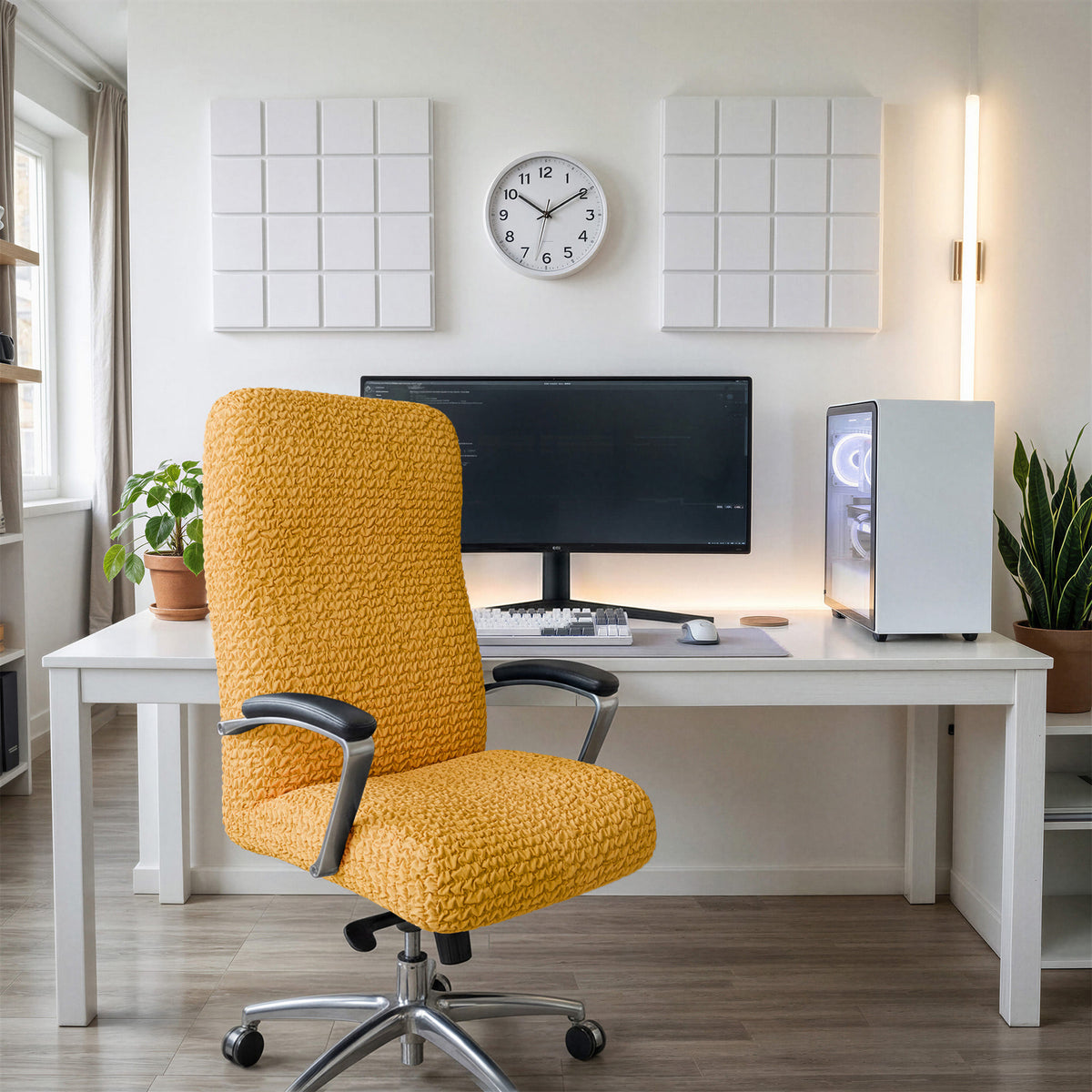 Office Chair Slipcover, Comfort Collection – Mango, interior view 1 | Mango
