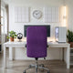 Office Chair Slipcover, Comfort Collection – Purple, interior view 3 | Purple