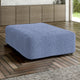 Ottoman Slipcover (Large), Embrace Collection – Blue, interior view 1 | Blue
