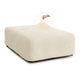 Ottoman Slipcover (Large), Embrace Collection – Cream, front view | Cream