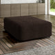 Ottoman Slipcover (Large), Embrace Collection – Dark Brown, interior view 1 | Dark Brown