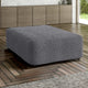 Ottoman Slipcover (Large), Embrace Collection – Dark Grey, interior view 1 | Dark Grey