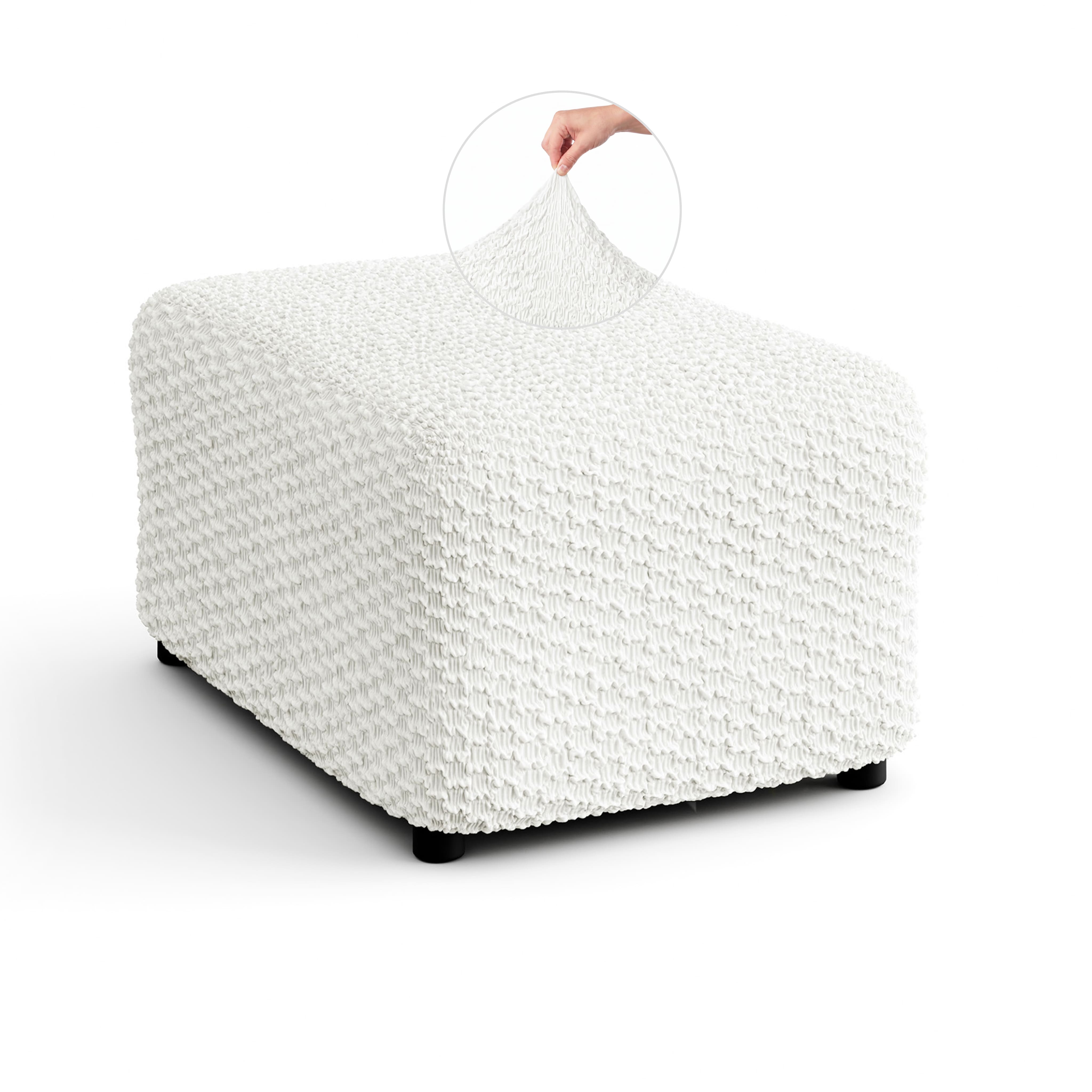 Comfort Stretch Ottoman Slipcover