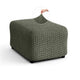 Ottoman Slipcover (Medium), Embrace Collection – Moss Green, front view | Moss Green