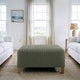 Ottoman Slipcover (Medium), Embrace Collection – Moss Green, interior view 2 | Moss Green