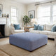 Ottoman Slipcover (Large), Comfort Collection – Blue, interior view 3 | Blue