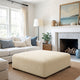 Ottoman Slipcover (Large), Comfort Collection – Cream, interior view 1 | Cream