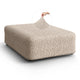 Ottoman Slipcover (Large), Comfort Collection – Macadamia, front view | Macadamia