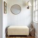 Ottoman Slipcover (Medium), Comfort Collection – Cream, interior view 2 | Cream