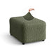 Ottoman Slipcover (Medium), Comfort Collection – Moss Green, front view | Moss Green