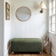 Ottoman Slipcover (Medium), Comfort Collection – Moss Green, interior view 2 | Moss Green
