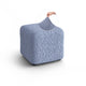 Ottoman Slipcover (Small), Comfort Collection – Blue, front view | Blue