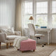 Ottoman Slipcover (Small), Comfort Collection – Coral Pink, interior view 1 | Coral Pink