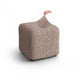 Ottoman Slipcover (Small), Comfort Collection – Soft Taupe, front view | Soft Taupe