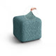 Ottoman Slipcover (Small), Comfort Collection – Teal, front view | Teal