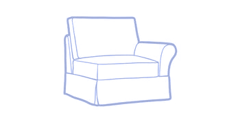 BASIC RIGHT/LEFT ARM ARMCHAIR COVER