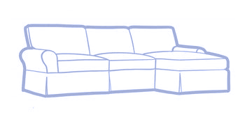 BASIC SOFA WITH CHAISE COVER