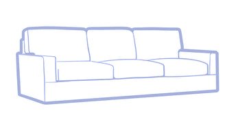 Pottery Barn Turner Square Arm Sofa Slipcover
