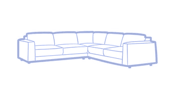 PEYTON SECTIONAL SOFA WITH CHAISE COVER
