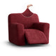 Reclining Armchair Slipcover, Comfort Collection – Burgundy, front view | Burgundy