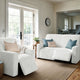 Reclining Armchair Slipcover, Comfort Collection – Crisp White, interior view 3 | Crisp White