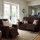 Reclining Armchair Slipcover, Comfort Collection – Dark Brown, interior view 3 | Dark Brown