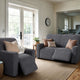 Reclining Armchair Slipcover, Comfort Collection – Dark Grey, interior view 3 | Dark Grey