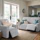 Reclining Armchair Slipcover, Comfort Collection – Light Grey, interior view 3 | Light Grey