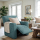 Reclining Armchair Slipcover, Comfort Collection – Teal, interior view 1 | Teal