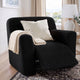 Reclining Armchair Slipcover, Embrace Collection – Black, interior view 1 | Black