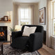 Reclining Armchair Slipcover, Embrace Collection – Black, interior view 2 | Black