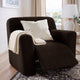 Reclining Armchair Slipcover, Embrace Collection – Dark Brown, interior view 1 | Dark Brown