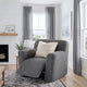 Reclining Armchair Slipcover, Embrace Collection – Dark Grey, interior view 2 | Dark Grey